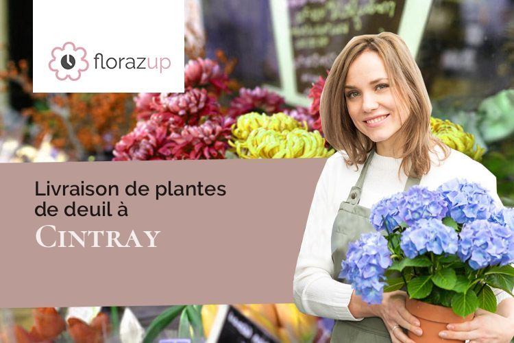 compositions florales pour un enterrement à Cintray (Eure-et-Loir/28300)