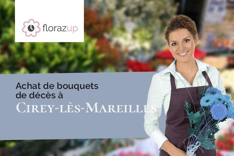 créations florales pour un deuil à Cirey-lès-Mareilles (Haute-Marne/52700)