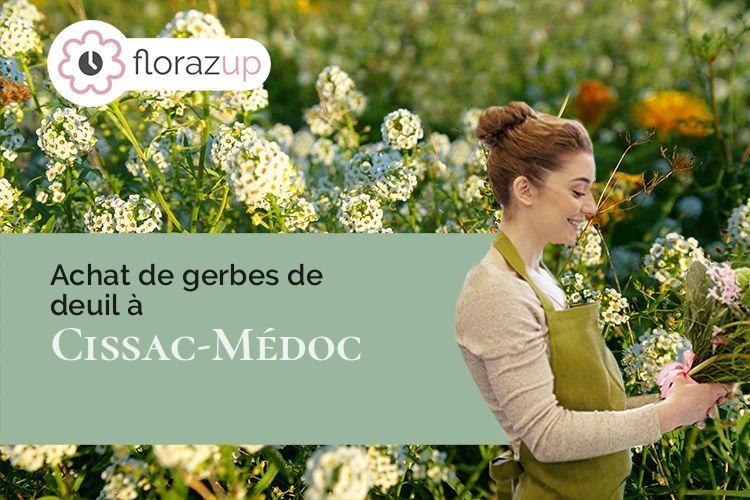 compositions de fleurs pour une crémation à Cissac-Médoc (Gironde/33250)