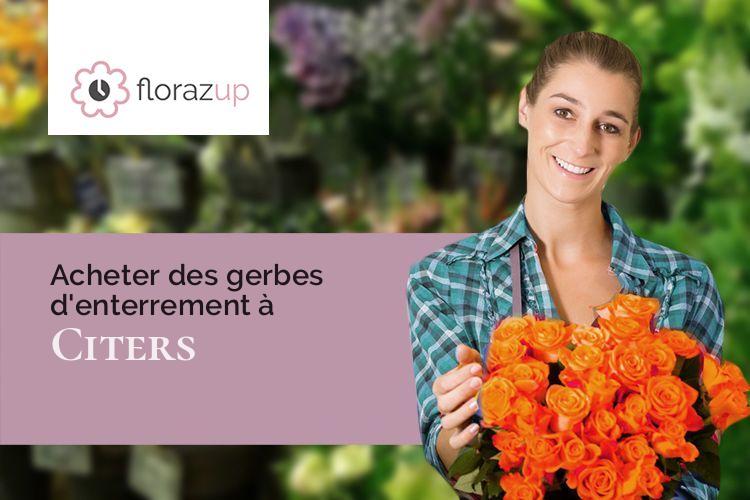 créations de fleurs pour un enterrement à Citers (Haute-Saône/70300)