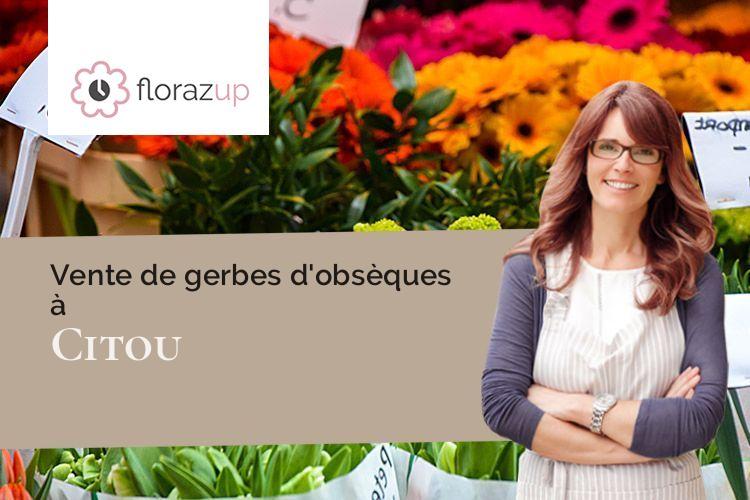 créations de fleurs pour des funérailles à Citou (Aude/11160)