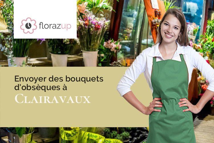 compositions de fleurs pour un deuil à Clairavaux (Creuse/23500)