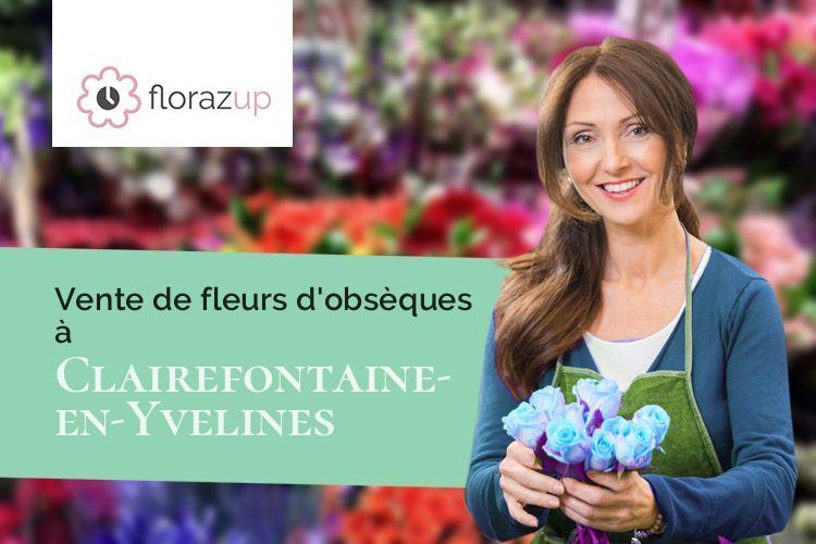coeurs de fleurs pour un décès à Clairefontaine-en-Yvelines (Yvelines/78120)