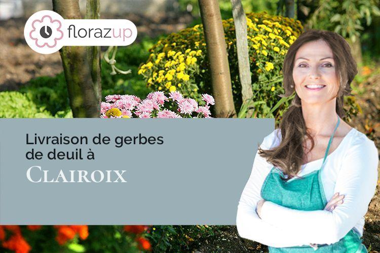 créations florales pour un décès à Clairoix (Oise/60200)
