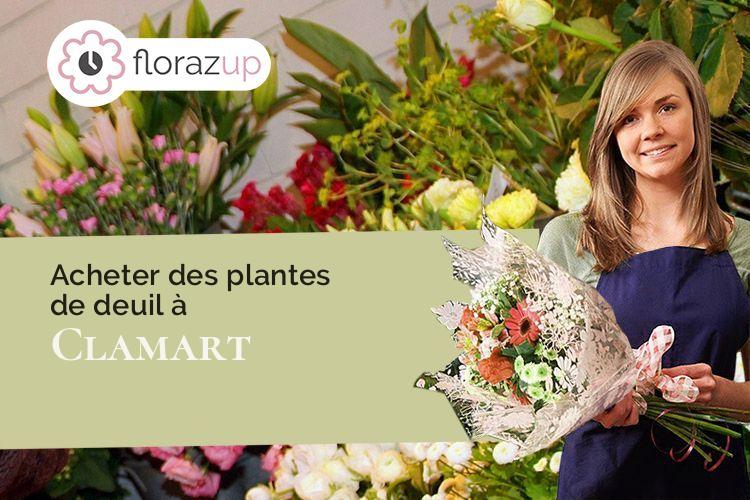 couronnes de fleurs pour des funérailles à Clamart (Hauts-de-Seine/92140)