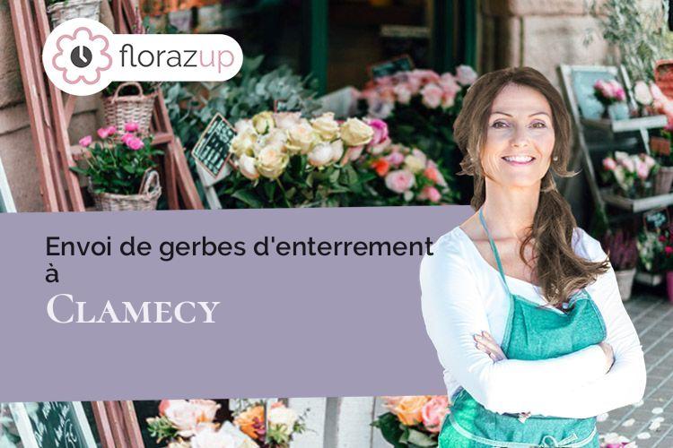 créations de fleurs pour un décès à Clamecy (Nièvre/58500)