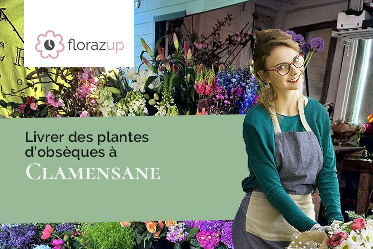 fleurs deuil pour un décès à Clamensane (Alpes-de-Haute-Provence/04250)