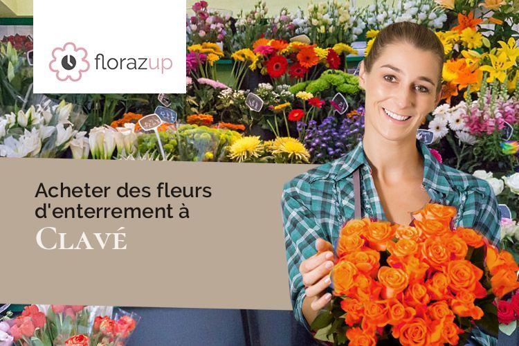 gerbes de fleurs pour un décès à Clavé (Deux-Sèvres/79420)