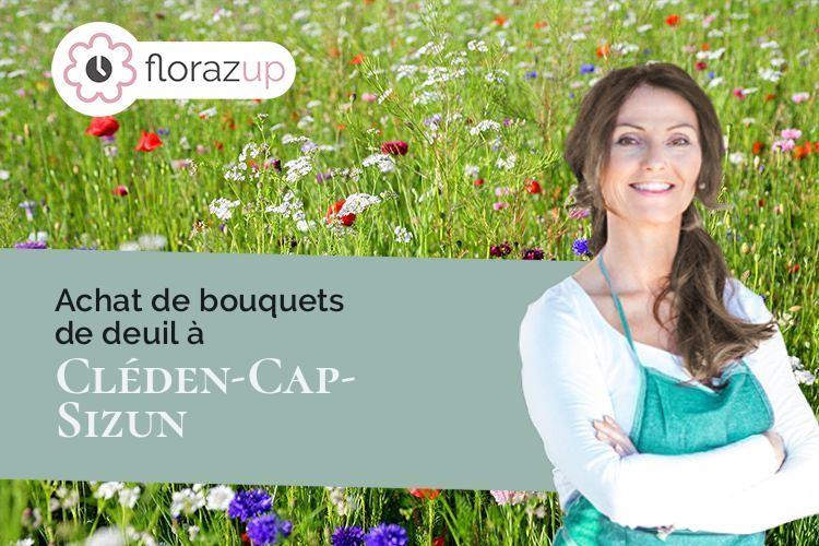 compositions de fleurs pour un décès à Cléden-Cap-Sizun (Finistère/29770)
