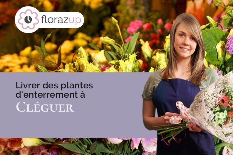 couronnes florales pour une crémation à Cléguer (Morbihan/56620)