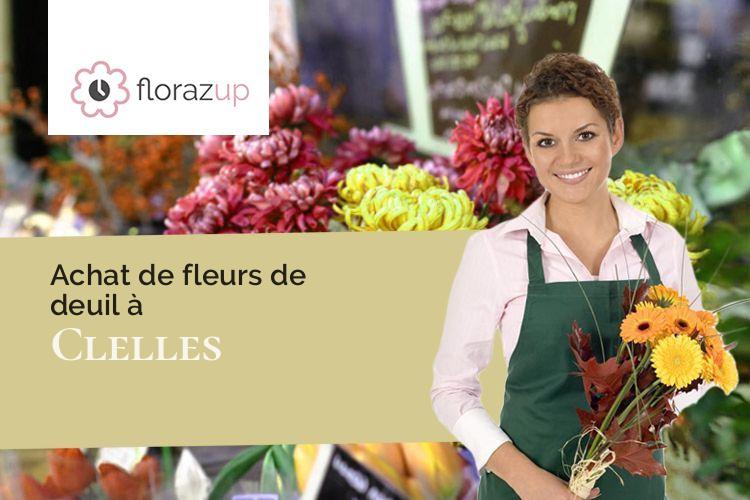 coupes de fleurs pour des funérailles à Clelles (Isère/38930)