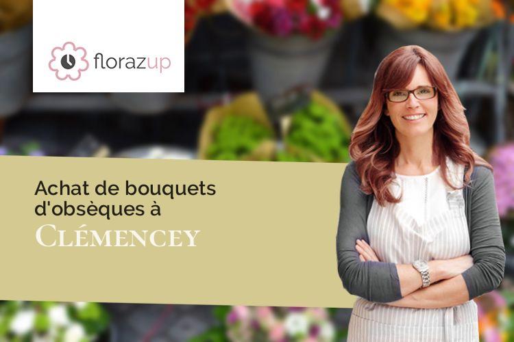 compositions de fleurs pour des obsèques à Clémencey (Côte-d'Or/21220)