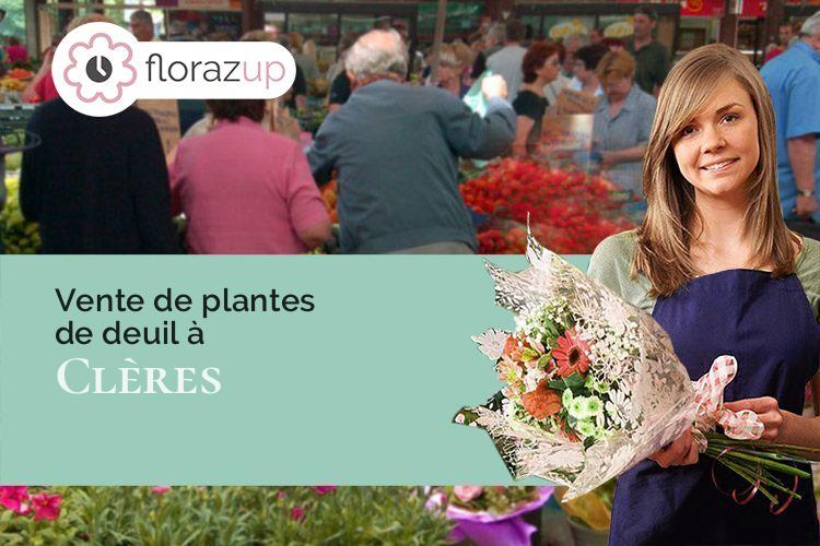 créations florales pour des obsèques à Clères (Seine-Maritime/76690)