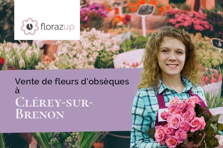 coeurs de fleurs pour un enterrement à Clérey-sur-Brenon (Meurthe-et-Moselle/54330)