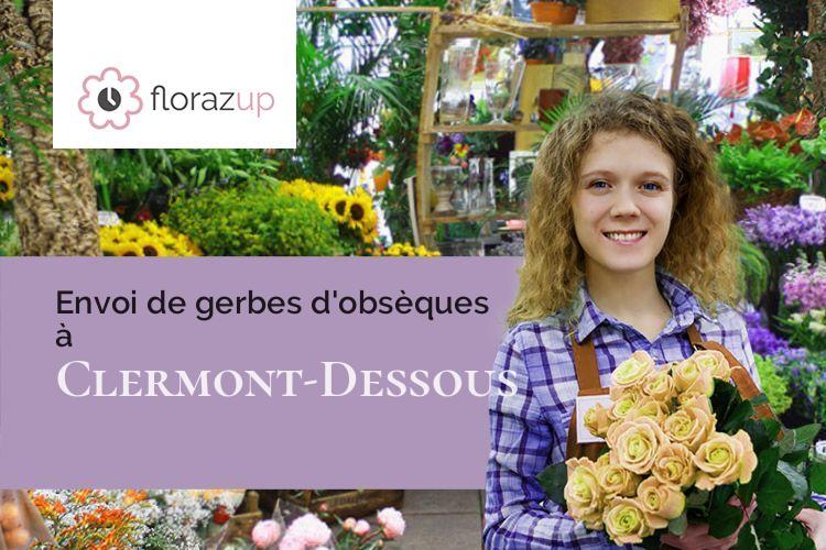 gerbes de fleurs pour une crémation à Clermont-Dessous (Lot-et-Garonne/47130)