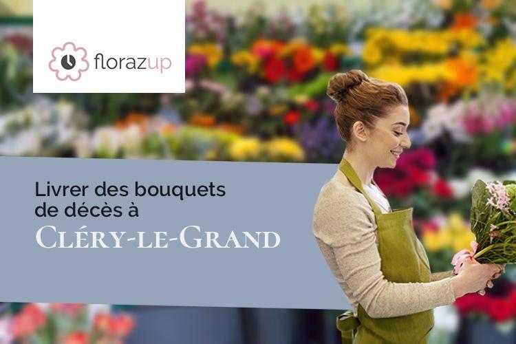 coeurs de fleurs pour des obsèques à Cléry-le-Grand (Meuse/55110)