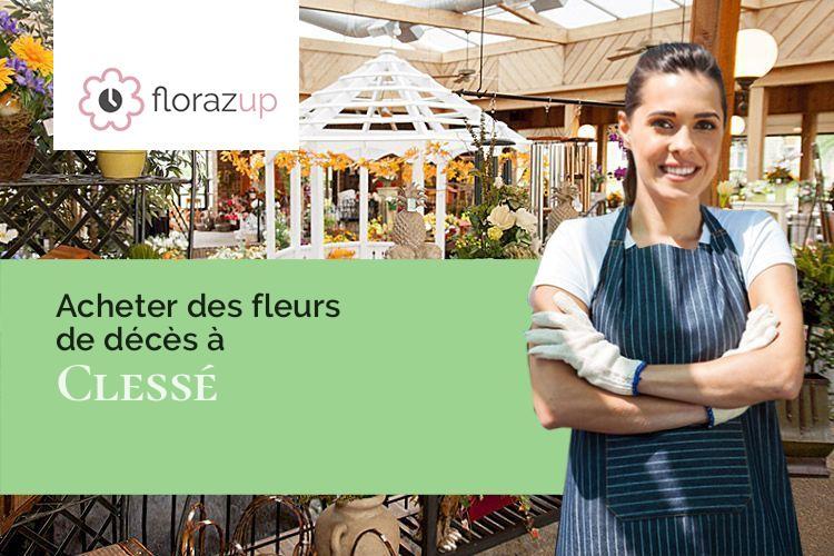 couronnes florales pour des funérailles à Clessé (Deux-Sèvres/79350)