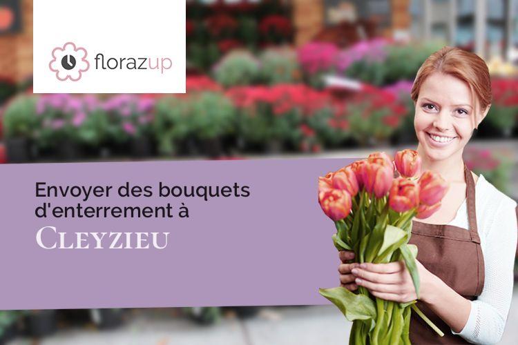 créations de fleurs pour un deuil à Cleyzieu (Ain/01230)