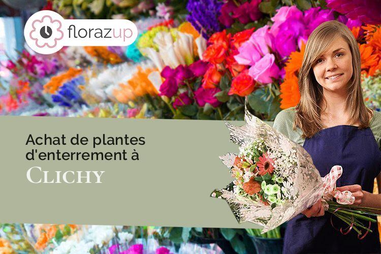 créations florales pour une crémation à Clichy (Hauts-de-Seine/92110)