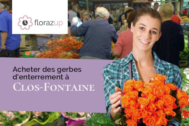 coeurs de fleurs pour des obsèques à Clos-Fontaine (Seine-et-Marne/77370)
