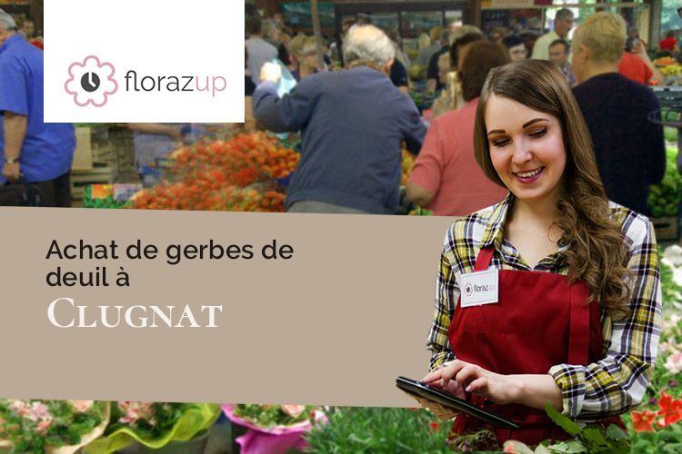 compositions florales pour des obsèques à Clugnat (Creuse/23270)