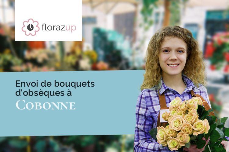 bouquets de fleurs pour un deuil à Cobonne (Drôme/26400)