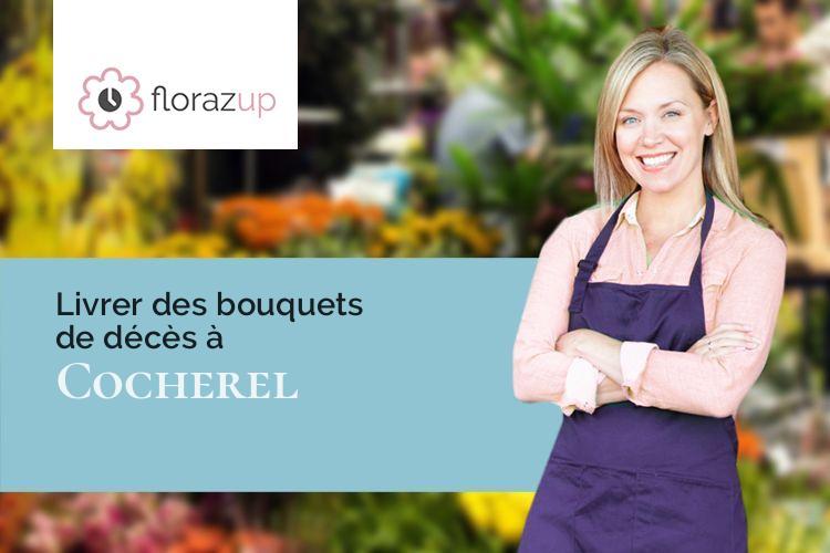 créations florales pour un deuil à Cocherel (Seine-et-Marne/77440)