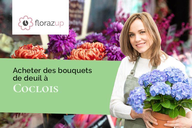 créations florales pour un enterrement à Coclois (Aube/10240)