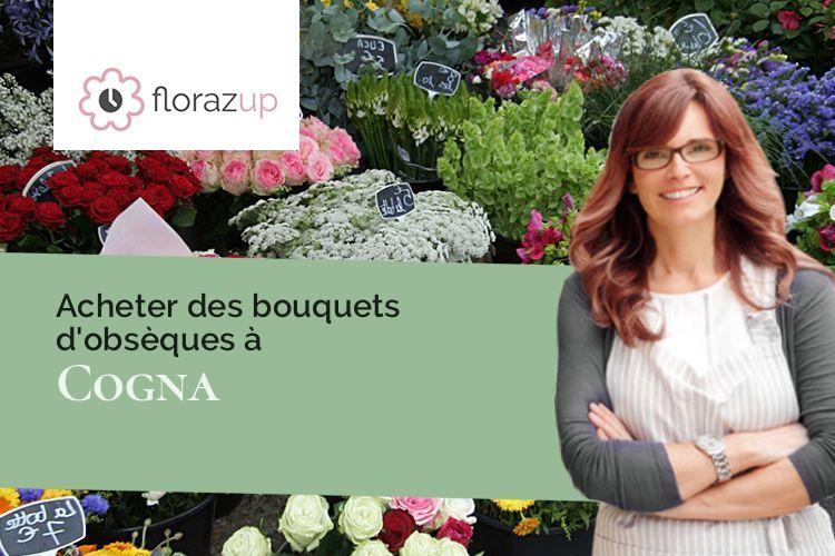 couronnes florales pour un décès à Cogna (Jura/39130)