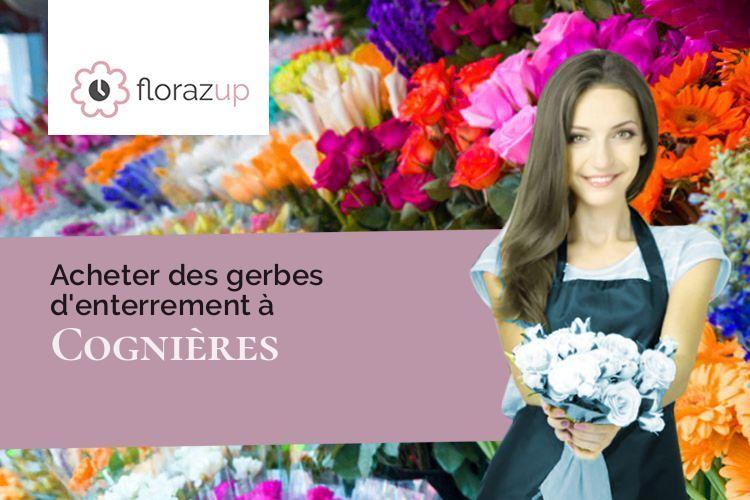 compositions de fleurs pour un enterrement à Cognières (Haute-Saône/70230)