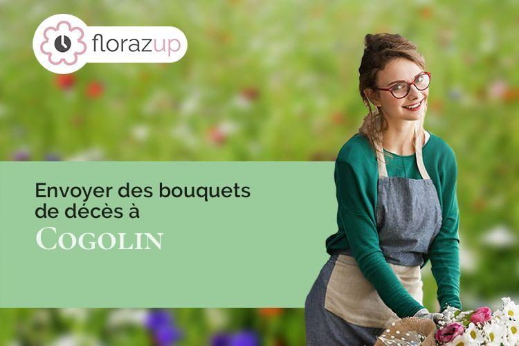 coeur de fleurs pour un décès à Cogolin (Var/83310)