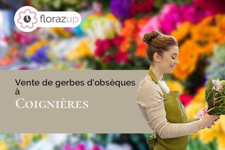 couronnes florales pour des funérailles à Coignières (Yvelines/78310)