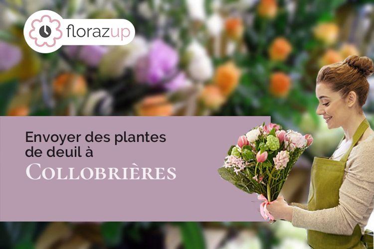 fleurs deuil pour un deuil à Collobrières (Var/83610)