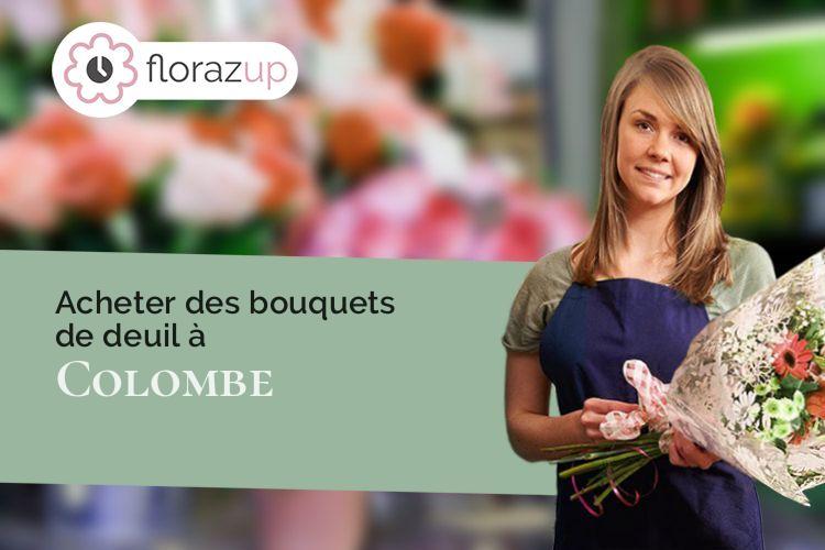 créations florales pour un décès à Colombe (Isère/38690)