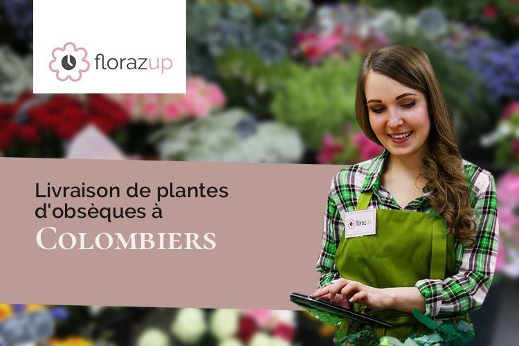 créations de fleurs pour des funérailles à Colombiers (Cher/18200)