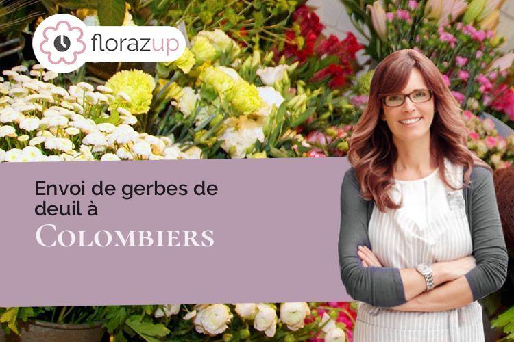 coupes de fleurs pour un deuil à Colombiers (Vienne/86490)