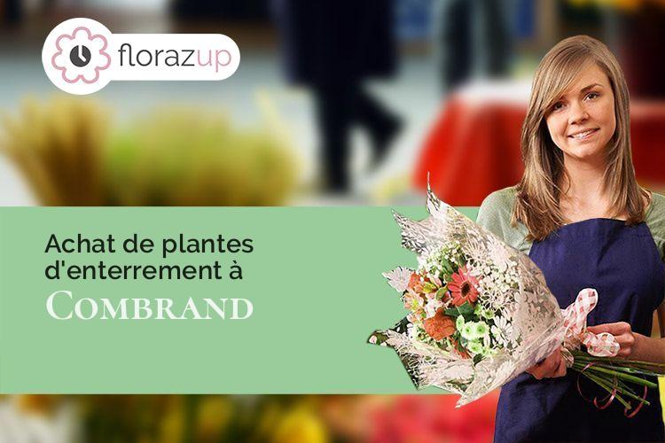 fleurs deuil pour des funérailles à Combrand (Deux-Sèvres/79140)