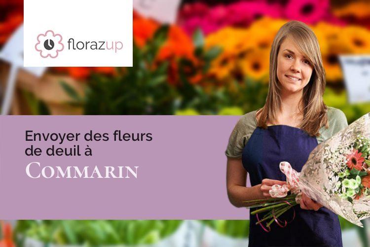 coupes de fleurs pour un deuil à Commarin (Côte-d'Or/21320)