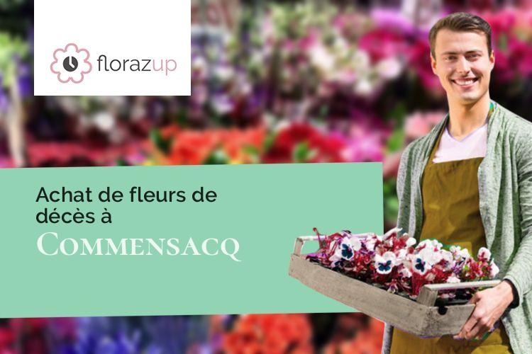 créations de fleurs pour une crémation à Commensacq (Landes/40210)