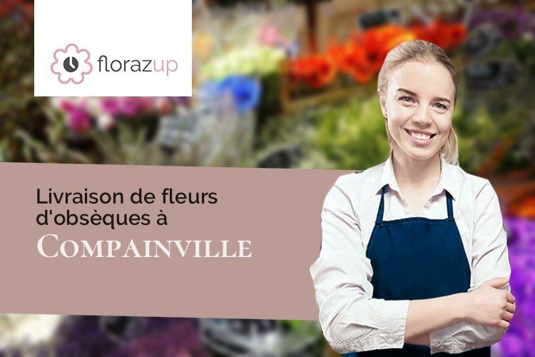compositions florales pour une crémation à Compainville (Seine-Maritime/76440)
