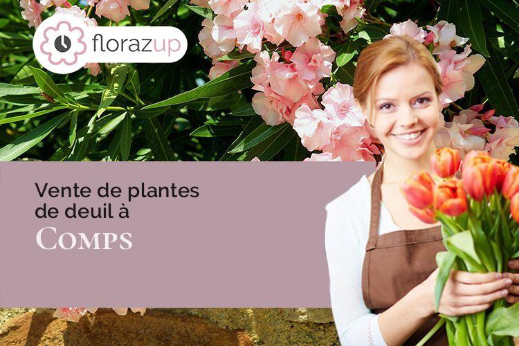 bouquets de fleurs pour des obsèques à Comps (Gard/30300)