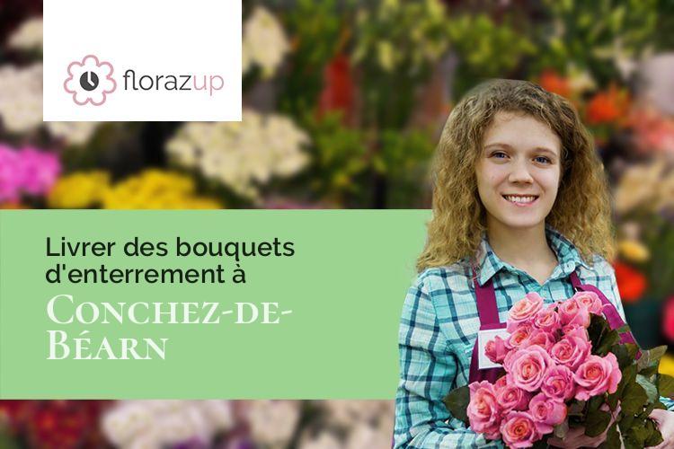 bouquets de fleurs pour des funérailles à Conchez-de-Béarn (Pyrénées-Atlantiques/64330)