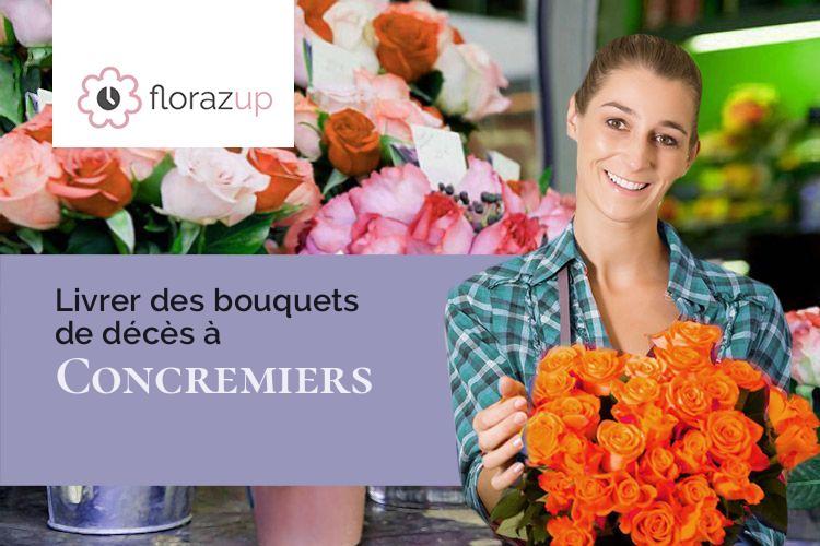 compositions florales pour une crémation à Concremiers (Indre/36300)