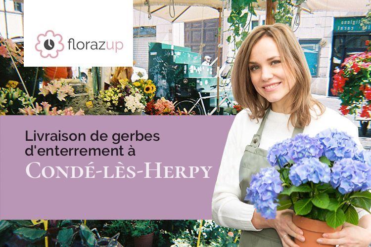 bouquets de fleurs pour un décès à Condé-lès-Herpy (Ardennes/08360)
