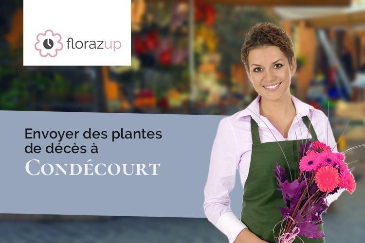 créations florales pour un enterrement à Condécourt (Val-d'Oise/95450)