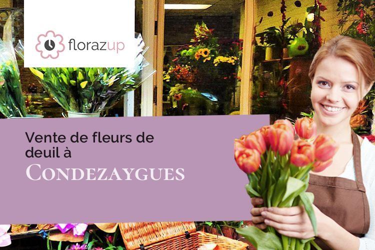 créations florales pour un décès à Condezaygues (Lot-et-Garonne/47500)