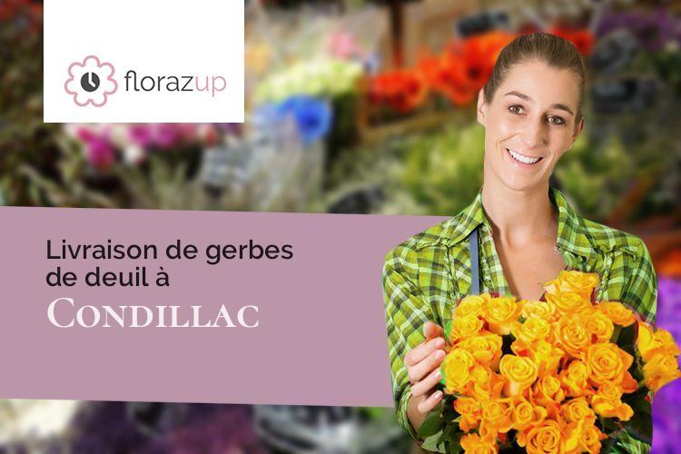 créations florales pour des funérailles à Condillac (Drôme/26740)