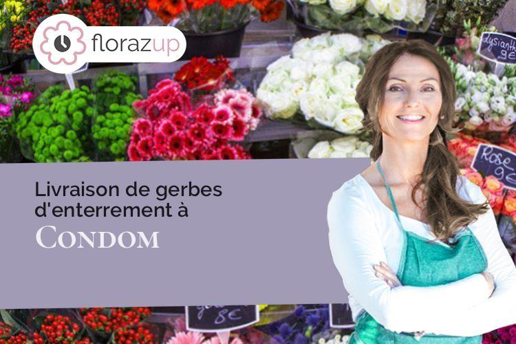 créations florales pour une crémation à Condom (Gers/32100)