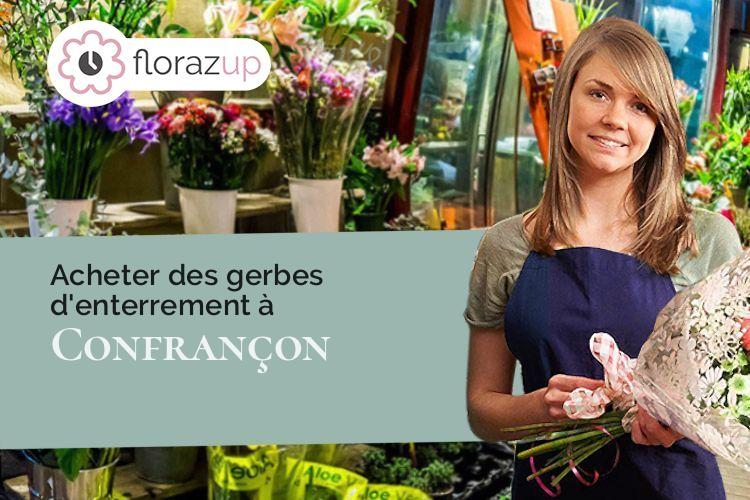 bouquets de fleurs pour un décès à Confrançon (Ain/01310)