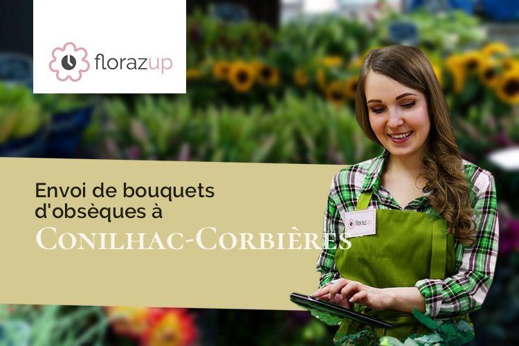 coeurs de fleurs pour une crémation à Conilhac-Corbières (Aude/11200)
